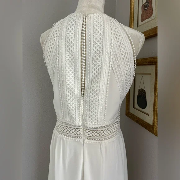 Belle Badgley Mischka Designer White Dress - Picture 3 of 7